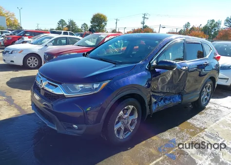 2018 Honda Cr-V Ex-L/Ex-L Navi из США, поврежденный, VIN 7FARW1H85JE001237